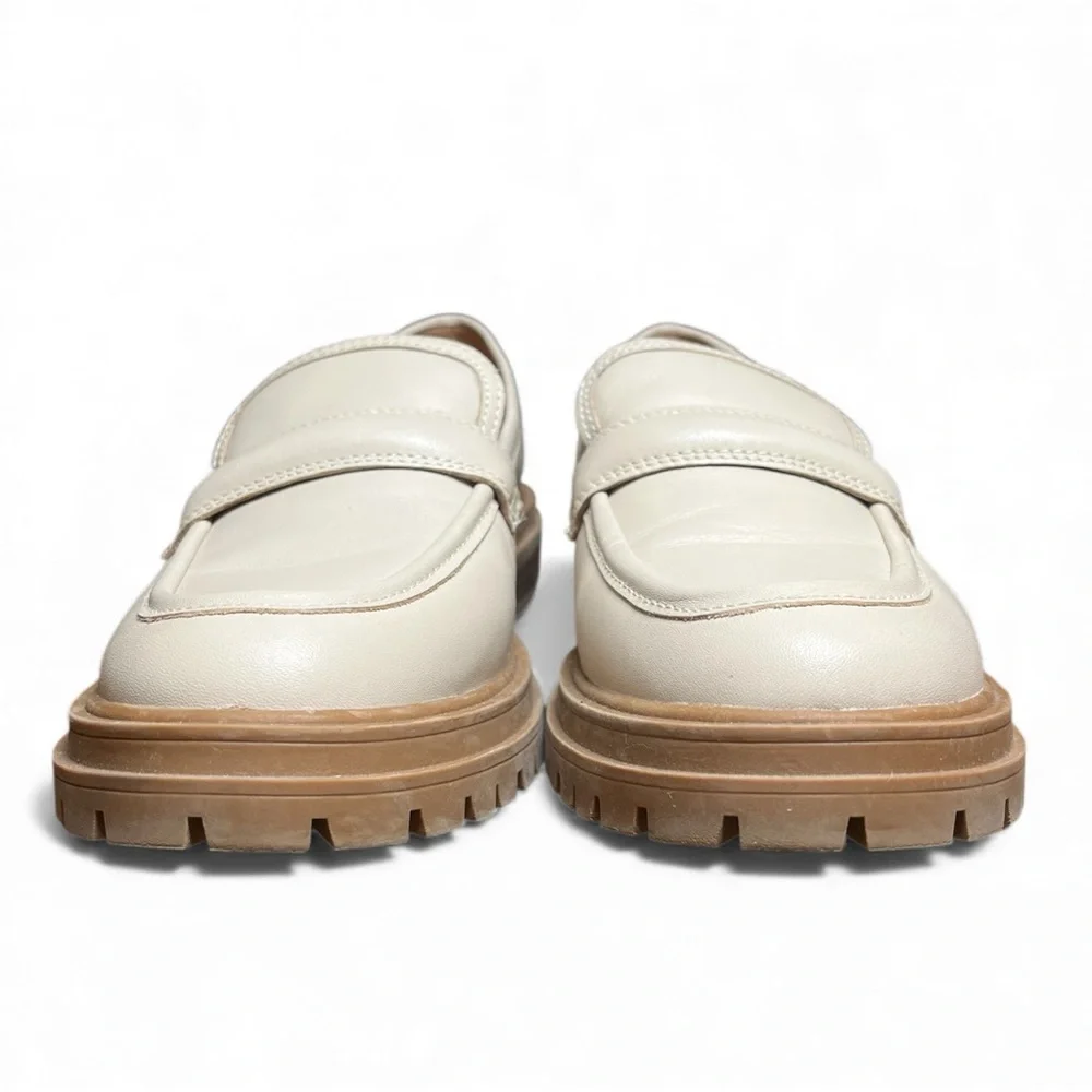 Madewell Lugsole Leather Loafer Sz 9 - Picture 2 of 9